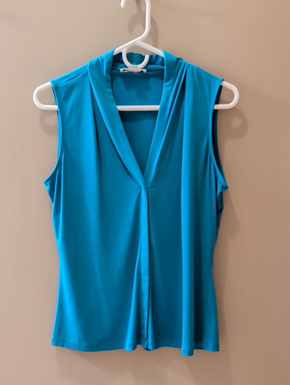 Calvin Klein Bright Turquoise Sleeveless V-Neck Camisole